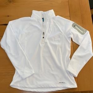 Women’s Eddie Bauer Large quarter zip fleece